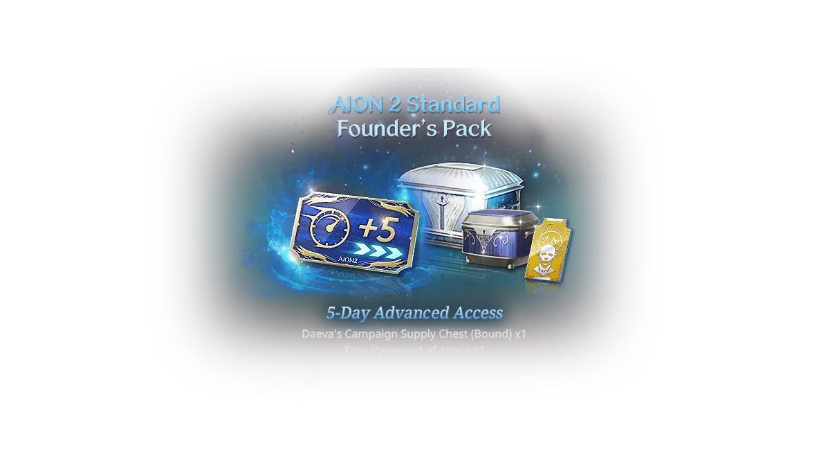 Aion 2 Standard Founder's Pack rewards